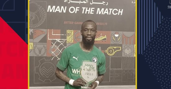 بلاتى توريه رجل مباراة بيراميدز والمقاولون العرب بالدورى