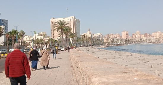 طقس الإسكندرية اليوم.. ارتفاع طفيف فى درجات الحرارة والعظمى تسجل 25 درجة