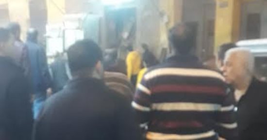 إنهيار عقار قديم بحارة المغاربة بالإسكندرية وجار البحث عن مفقودين