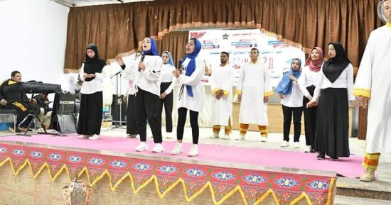 مركز فنون جامعة الوادى الجديد ينظم خيمة لإحياء ليالى رمضان