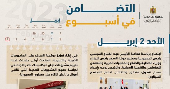 التضامن فى أسبوع.. 12 أبريل آخر موعد لتوفيق أوضاع الجمعيات الأهلية "إنفوجراف"
