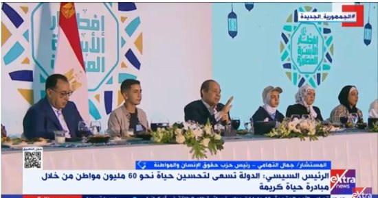 حقوق الإنسان والمواطنة: حديث الرئيس السيسي مع المواطنين بالأسمرات اتسم بالمصارحة