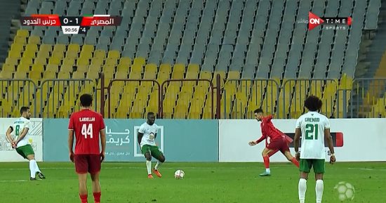 المصرى يهزم حرس الحدود بهدف نظيف ويرتقى للمركز السادس بالدورى