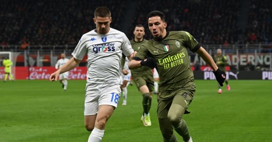 ميلان يسقط فى فخ التعادل أمام إمبولي فى الدوري الإيطالي