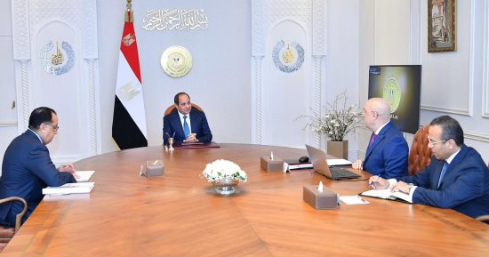 توجيهات رئاسية بشأن مشروع "التجلى الأعظم فوق أرض السلام" بمدينة سانت كاترين