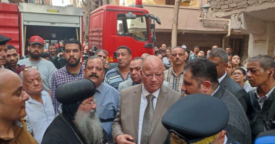 السيطرة على حريق محدود بكنيسة الأنبا إبرام بالزاوية الحمراء