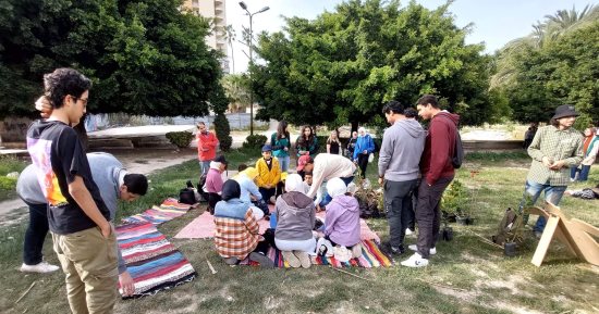 السفارة الأمريكية تشارك فى مبادرة لتنظيف حديقة الشلالات بالإسكندرية.. صور