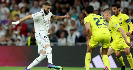 ريال مدريد يتعادل مع فياريال 1 - 1 فى شوط أول مثير بالدوري الإسباني.. فيديو