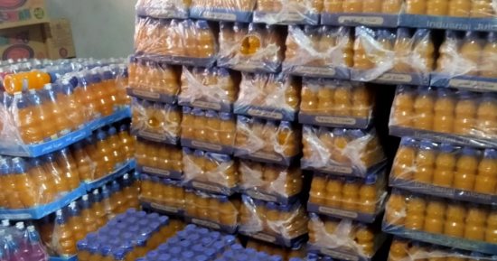 ضبط 2.5 طن حلوى وعصائر و2600 عبوة قمر الدين فى الغربية