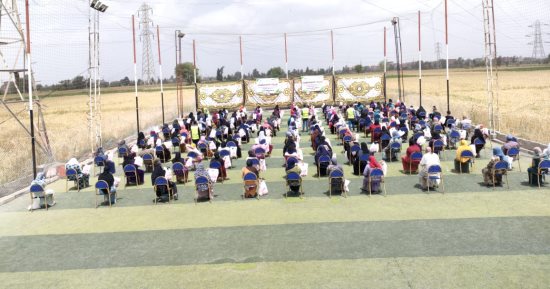 لإدخال البهجة عليهم فى رمضان.. توزيع لحوم على 600 أسرة بقرى مراكز كفر الشيخ