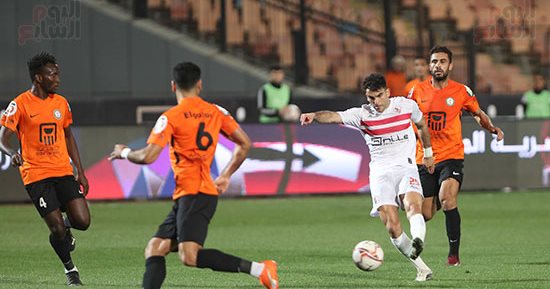 15 دقيقة سلبية بين الزمالك والبنك الأهلى.. صور