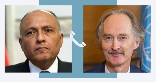 وزير الخارجية يؤكد دعم مصر الكامل للأمم المتحدة فى التوصل لتسوية لأزمة سوريا