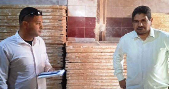 تحرير محاضر لمخالفات بيئية وتموينية بالمخابز البلدية بقرى إهناسيا فى بنى سويف