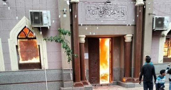 الحماية المدنية بالدقهلية تتمكن من السيطرة على حريق شب داخل مسجد