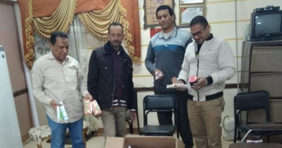 ضبط ألعاب نارية وشماريخ خلال حملة بمركز الداخلة قبل بيعها فى العيد.. صور