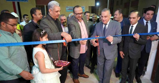 محافظ سوهاج يفتتح مشروع محطة رفع صرف صحى بحى الكوثر بتكلفة 30 مليون جنيه.. صور