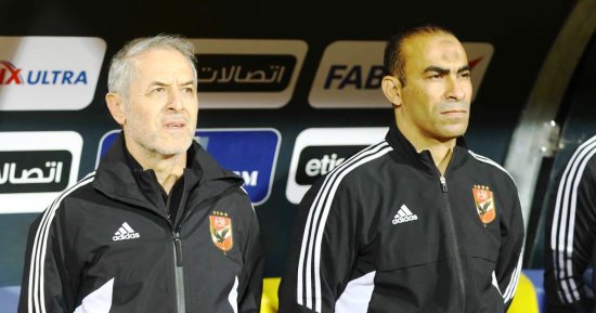 كولر يعقد اجتماعا مع ثنائى الأهلى بسبب اللعب الفردى قبل مواجهة الترجى