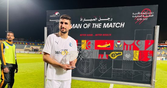 وليد الكرتى رجل مباراة بيراميدز وأسوان فى الدورى