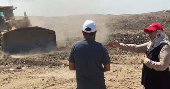 نائب محافظ أسوان تتفقد المحطة الوسيطة للمخلفات والحدائق استعداداً للعيد