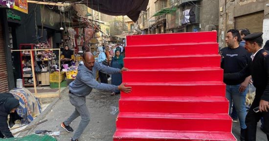 استجابة للمواطنين.. رفع إشغالات الباعة الجائلين بشارع سعد زغلول جنوب الجيزة