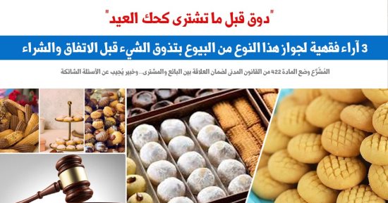  "دوق قبل ما تشترى كحك العيد".. القانون بيقول إيه؟.. نقلا عن "برلمانى"