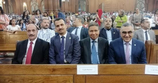 محافظ الفيوم والقيادات التنفيذية والحزبية يشاركون في قداس القيامة المجيد