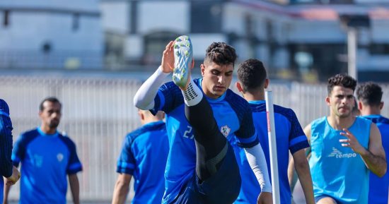 عمر جابر ومحمود شبانة مهددان بالغياب عن الزمالك أمام المقاولون