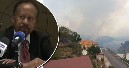العالم هذا المساء.. رئيس الوزراء السوداني السابق يدعو إلى الوقف الفورى للقتال.. ويؤكد: هذه حرب المنتصر فيها خاسر.. الحرائق تدمر 550 هكتارا في جنوب غرب فرنسا.. مقتل 40 جنديا بالجيش البوركينابي في هجوم مسلح.. صور