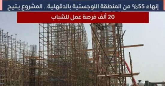 إنهاء 55% من المنطقة اللوجستية بالدقهلية.. تتيح 20 ألف فرصة عمل للشباب