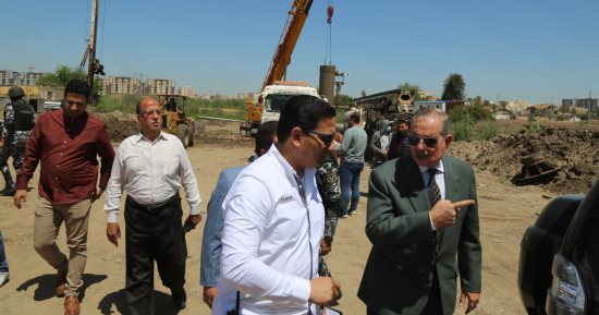 محافظ كفر الشيخ يتفقد موقع إنشاء كوبري سخا العلوي ومركز التنمية الشبابية