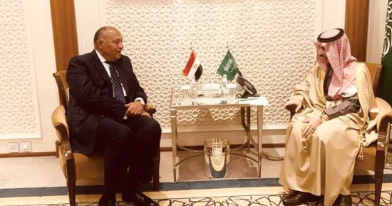 وزيرا خارجية مصر والسعودية يؤكدان ضرورة بذل كافة الجهود لاستقرار السودان