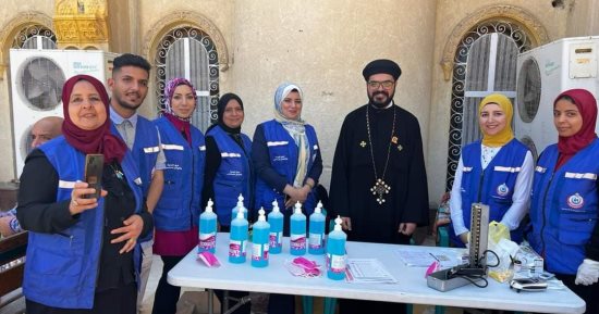 "100 مليون صحة" يشارك فى التأمين الطبى لاحتفالات قداس عيد القيامة المجيد بالإسماعيلية 