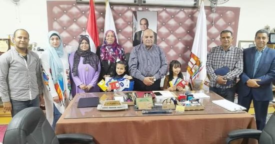 فوز التلميذة دانة صلاح بالمركز الأول في مسابقة تحدى القراءة العربية بالوادي الجديد