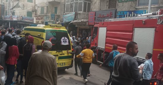إصابة سيدة فى انهيار شرفة بعقار قديم فى الإسكندرية