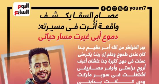 عصام السقا يكشف واقعة أثرت فى مسيرته: دموع أبى غيرت مسار حياتى