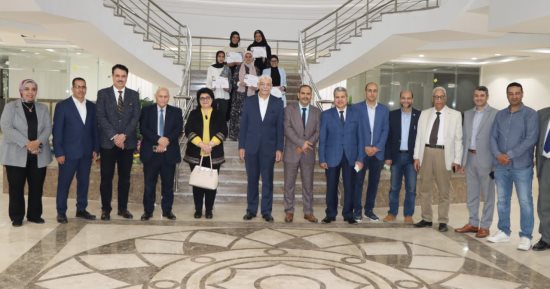 رئيس جامعة المنوفية يشارك فى حفل الإفطار الجماعى بجامعة المنوفية الأهلية