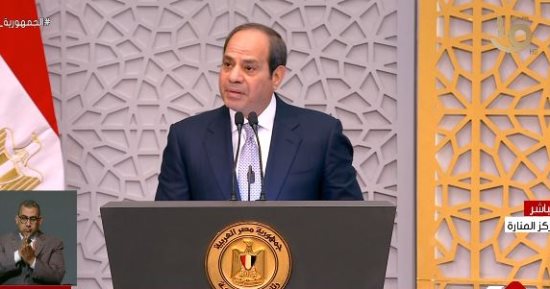 كلمة الرئيس السيسى فى احتفالية "ليلة القدر".. إنفوجراف