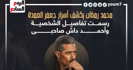 محمد رمضان يكشف أسرار جعفر العمدة.. رسمت تفاصيل الشخصية و"داش" صاحبى (إنفوجراف)
