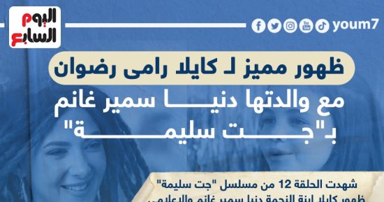 ظهور مميز لـ كايلا رامى رضوان مع والدتها دنيا سمير غانم بـ"جت سليمة".. فيديو