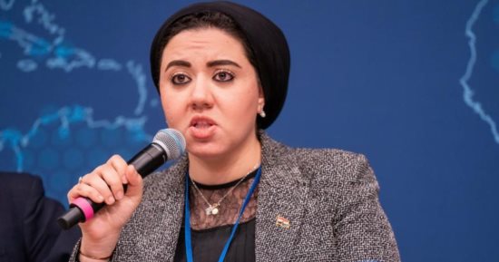 نائبة عن التنسيقية تشارك بجلسة الملتقى البرلمانى الدولى لصندوق النقد بواشنطن