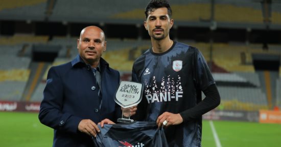 محمود حمادة رجل مباراة فاركو وغزل المحلة