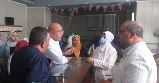 وكيل "صحة بنى سويف" يتفقد مستشفى الفشن المركزى