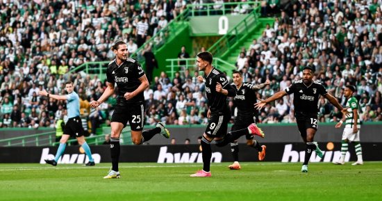 يوفنتوس يتعادل مع سبورتنج لشبونة 1 - 1 فى الشوط الأول بالدوري الأوروبي.. فيديو
