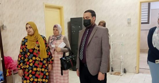 وكيل صحة الإسماعيلية يتفقد مستشفى الحميات لمتابعة سير العمل بخطة التأمين الطبى