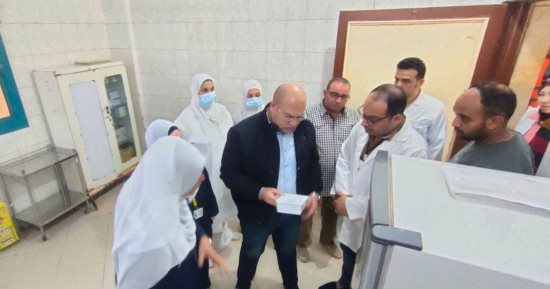 نائب محافظ الجيزة يتفقد انتظام العمل بالمستشفيات والمخابز ثانى أيام العيد