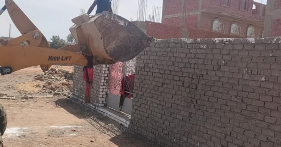 الجيزة تضبط وتزيل حالات تعدٍ على الأراضي الزراعية وبناء مخالف فى ثاني أيام العيد