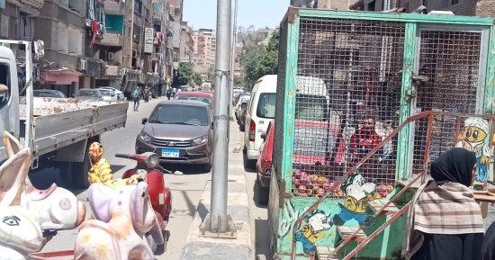 الجيزة: إزالة ألعاب ملاهٍ مخالفة بحرم الطريق تعيق سير المواطنين فى الوراق