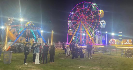 استمرار توافد المواطنين على مصيف بلطيم ليلاً وإعادة تشغيل الوحدة الصحية بالنرجس