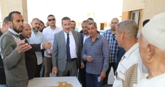 توريد 174 طن قمح وانتظام فتح كافة الصوامع بالمنوفية