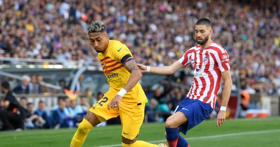 برشلونة ضد أتلتيكو مدريد.. البارسا ينهي الشوط الأول متقدما 1-0 "فيديو"